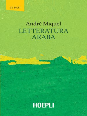 cover image of Letteratura araba